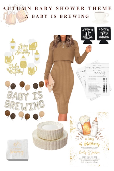 Baby is Brewing Theme Shower