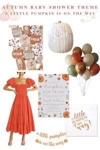 A Little Pumpkin on the Way Baby Shower Theme