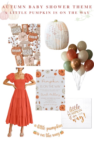 A Little Pumpkin on the Way Baby Shower Theme 