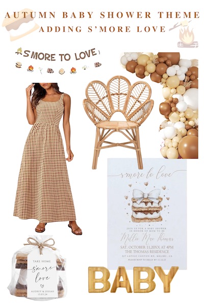Adding S’More Love Baby shower Theme 