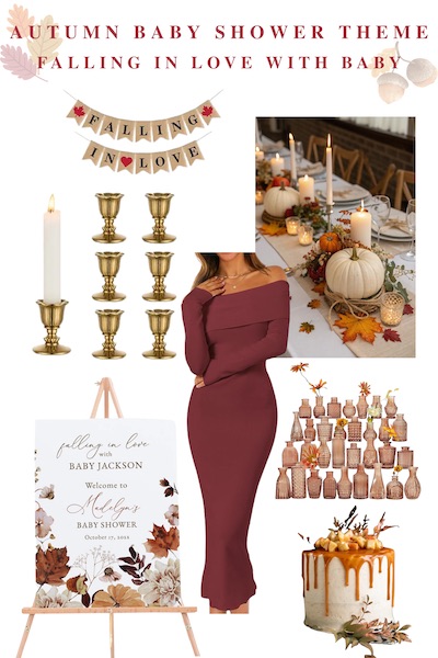 Falling in Love with Baby Baby Shower Theme