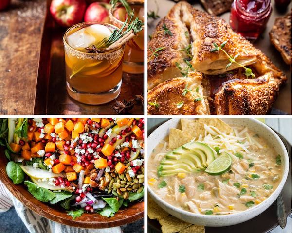 fall bridal lunch or dinner menu 