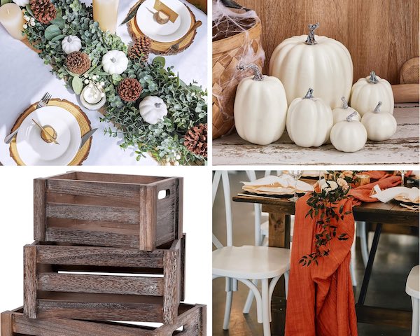 Fall Bridal Shower Decor