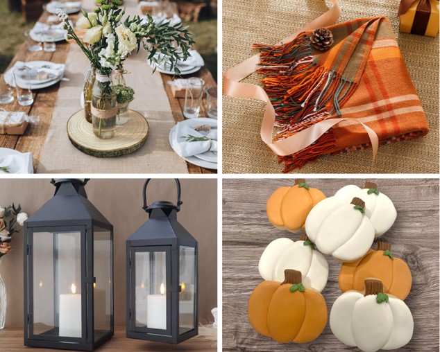fall decor - bridal shower
