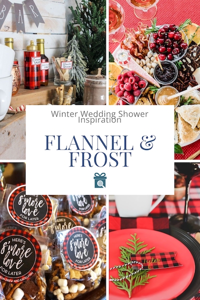 flannel and frost wedding shower