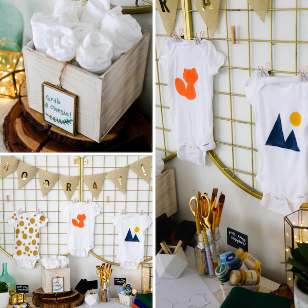 co-ed baby shower activates 