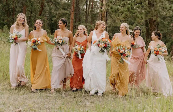 Ask a Real Bride: The Truth About Mismatched Bridesmaid Dresses
