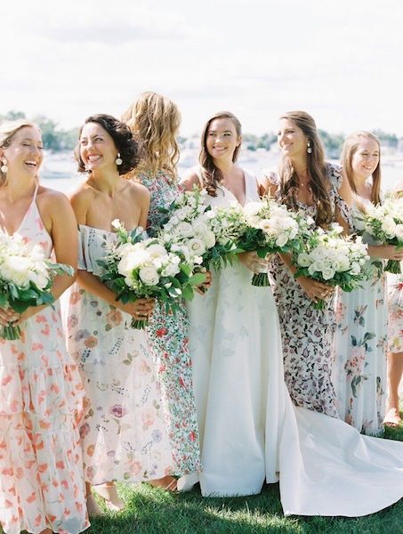 floral dresses for bridesmaids