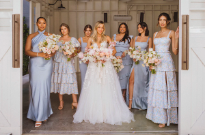 pale blue bridesmaid dresses