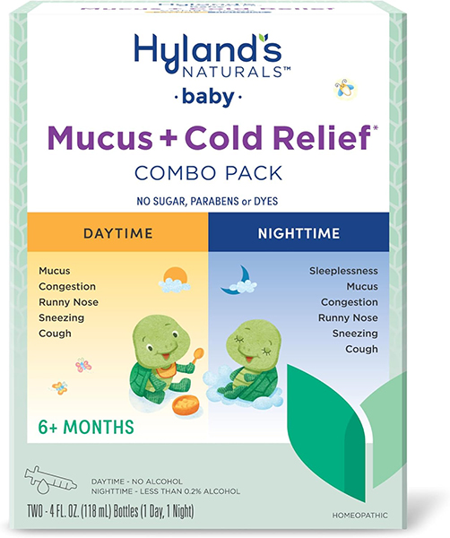 Hyland’s Baby Mucus + Cold Relief via Amazon