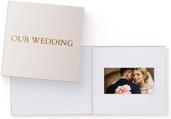 heirloom wedding video book