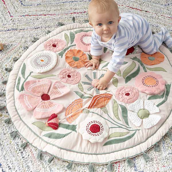 Floral Garden Baby Activity Play Mat