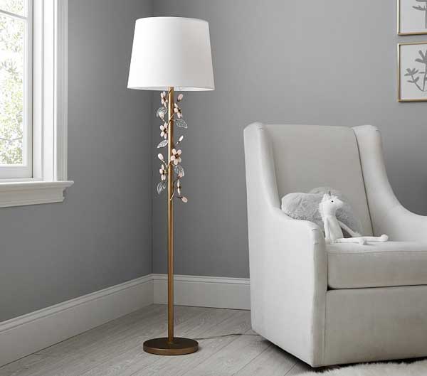 Grace Pink Flower Floor Lamp