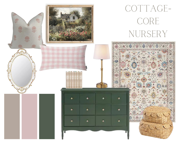 Cottage Core Nursery Theme