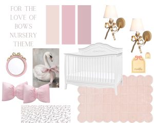 Bows nursery theme