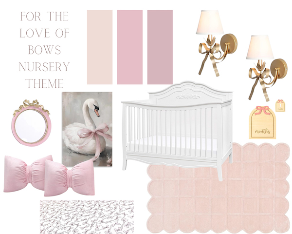 Bows nursery theme 