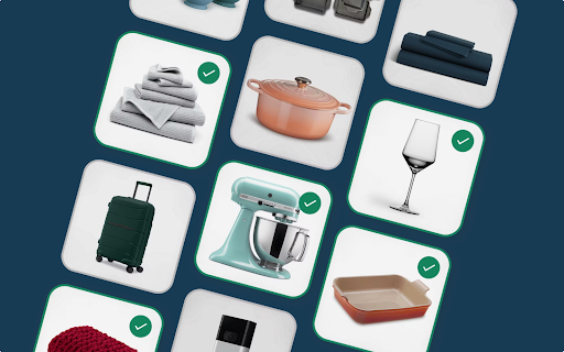 Easily keep track of all of your registry items