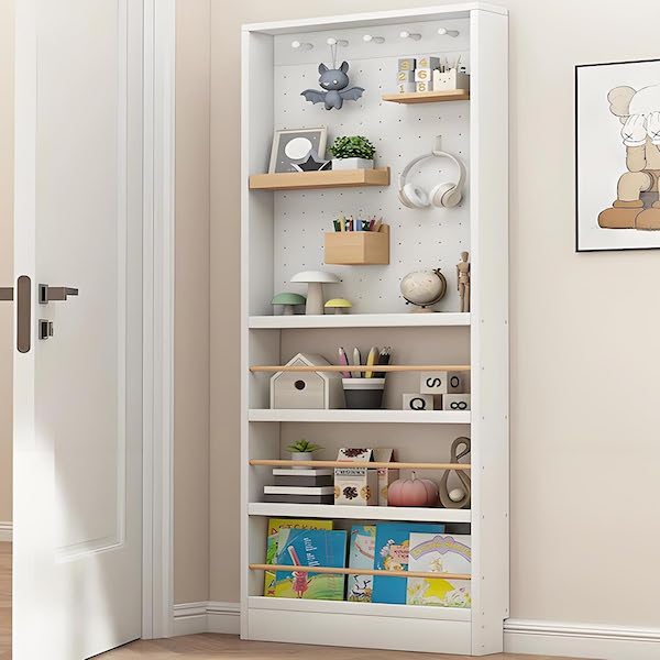 Behind the Door Bookshelf via Amazon