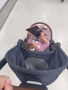 baby on ipad