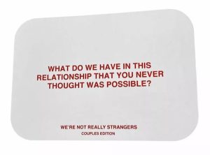 First Wedding Anniversary Gifts | We’re Not Really Strangers Question Cards
