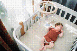Crib Mesh Liner via Amazon