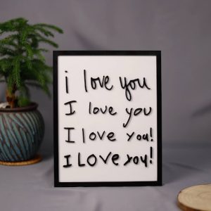 wooden sign