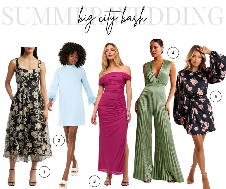  Summer Daytime Wedding Lookbook: Big City Bash