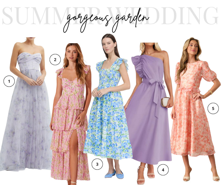 Summer Daytime Wedding Lookbook: Gorgeous Garden