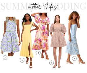  Summer Daytime Wedding Lookbook: Outdoor “I Do’s”