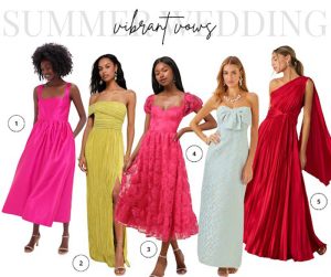 Summer Evening Wedding Lookbook: Vibrant Vows