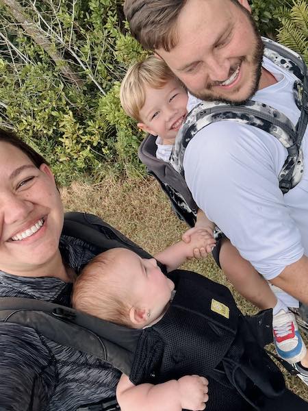 Our son Tripp in his LilleBaby Toddler Carrier