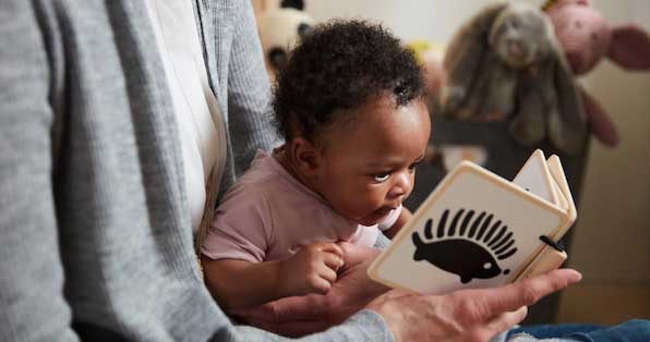 baby reading