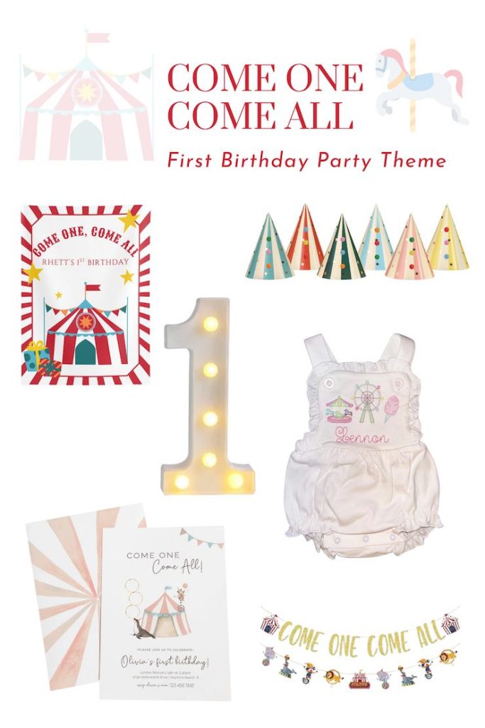 Come One Come All Birthday Theme