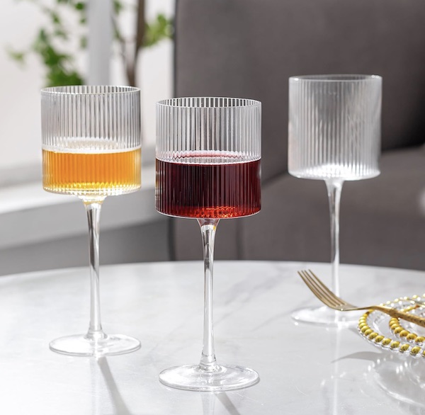 Long-Stem Wine Glasses